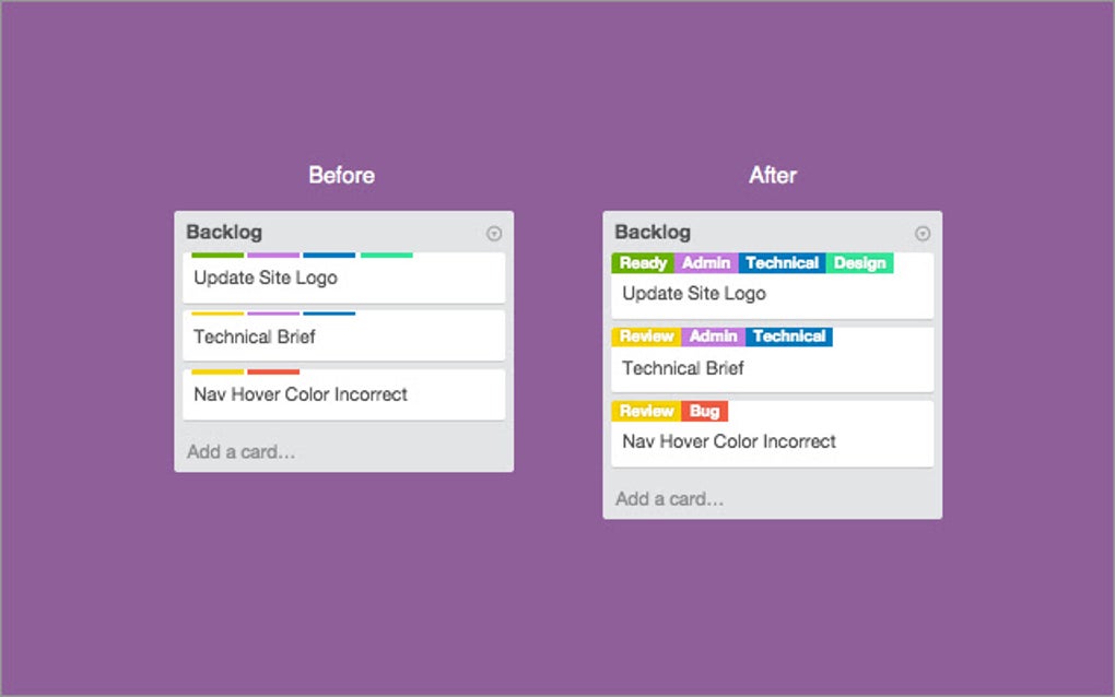 Card Color Titles for Trello for Google Chrome - Extension Download