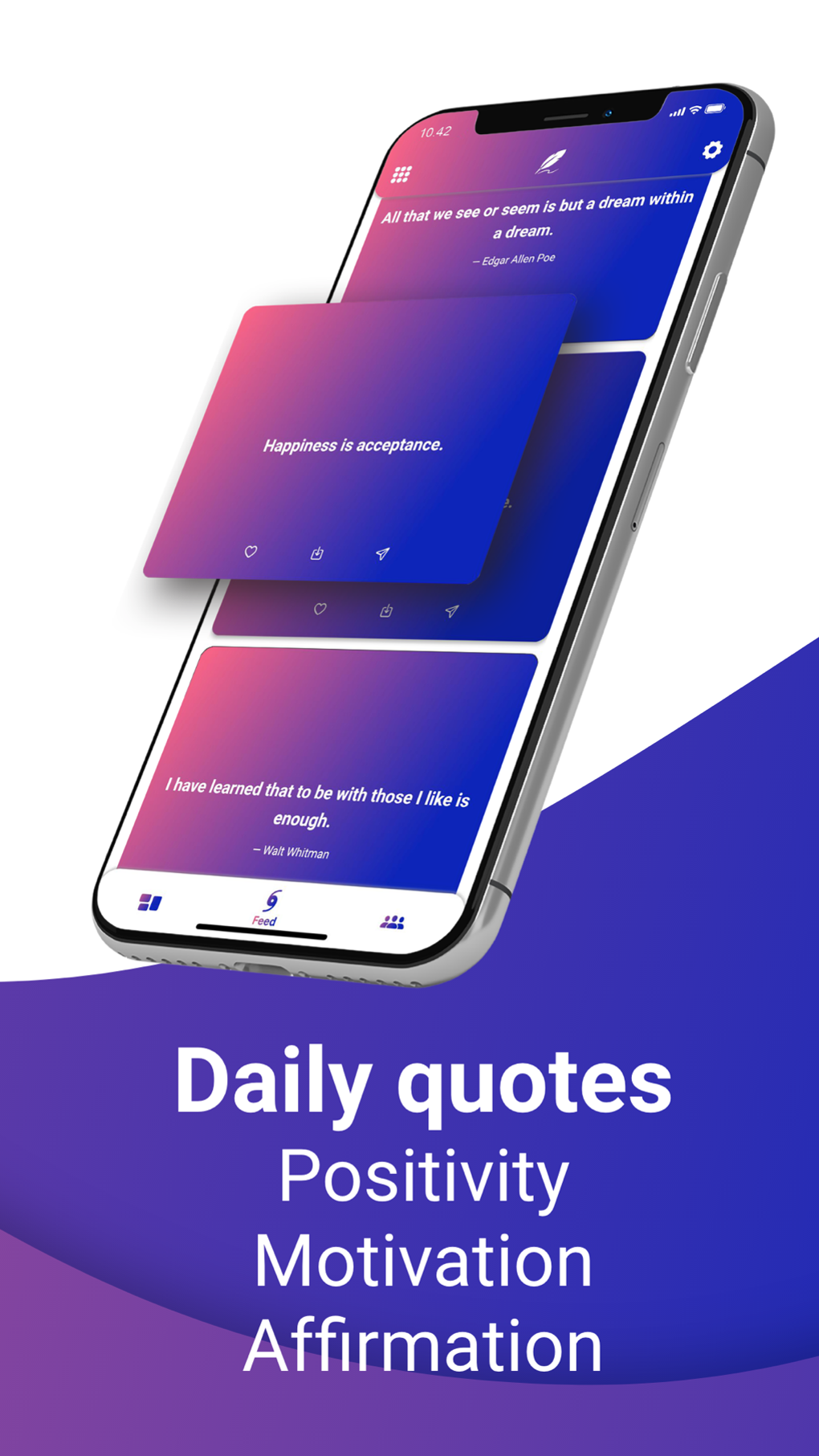 Daily Positive Quotes For IPhone Download