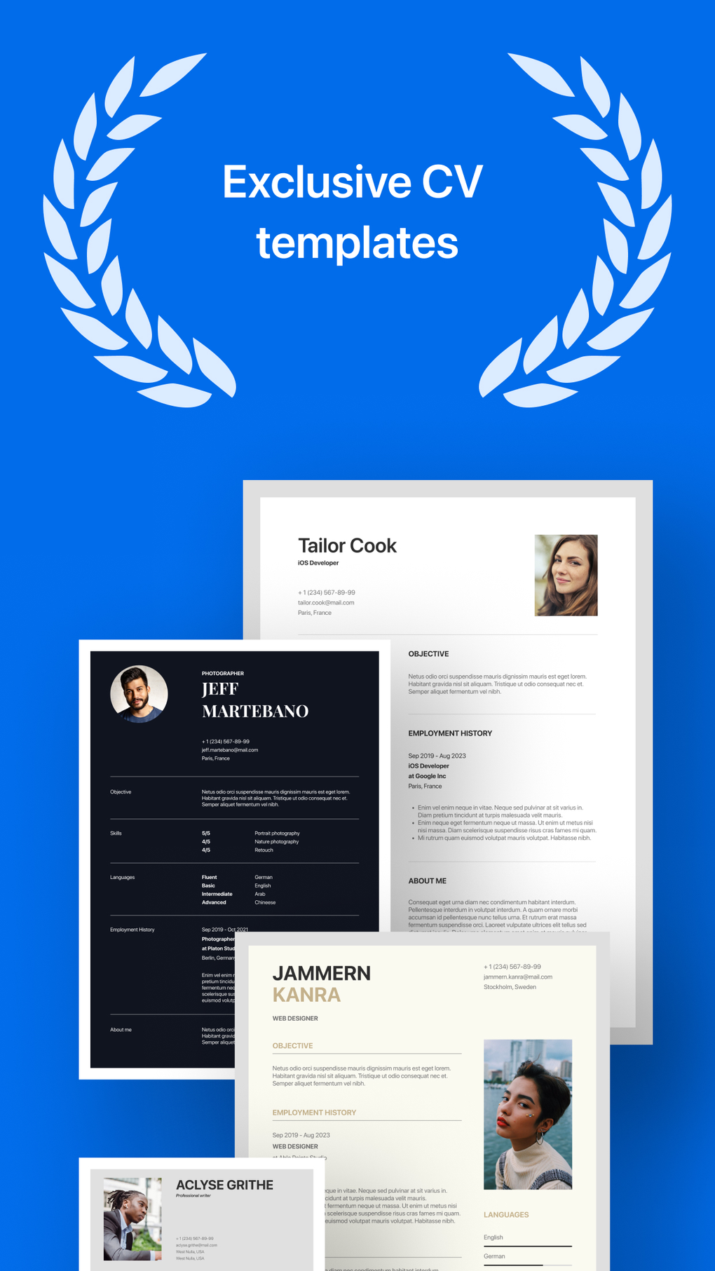 Resume Builder: Job CV Creator для iPhone — Скачать