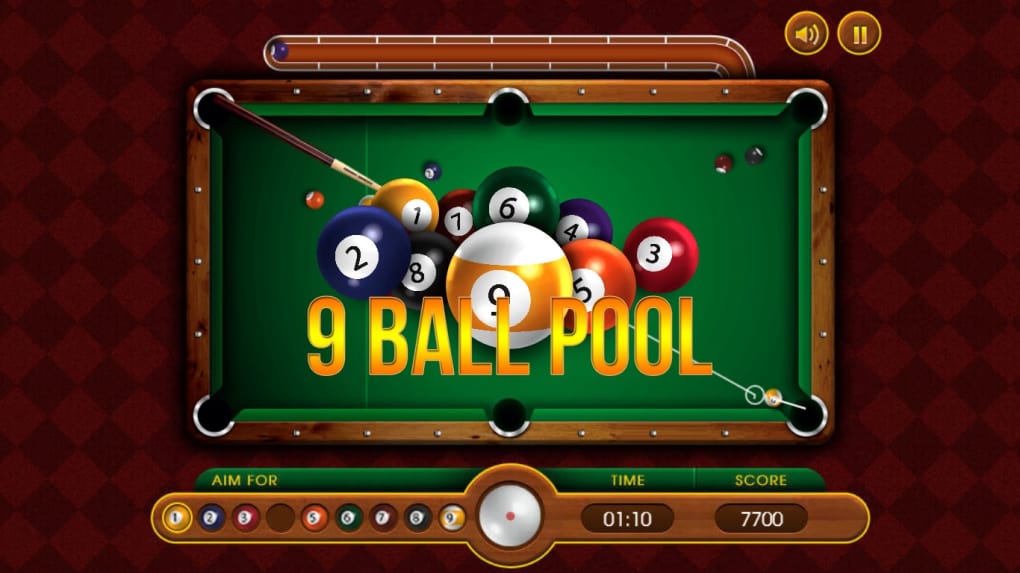 Play Pool 9-ball online. Internet Billiard games