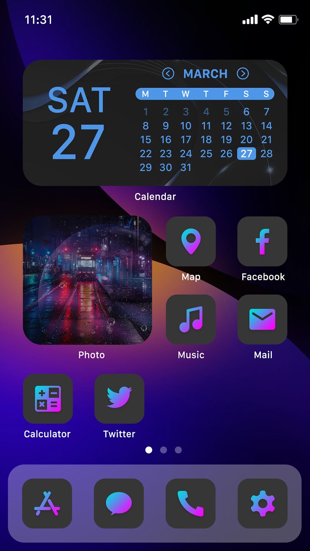 Wow Twilight Sky - Icon Pack для Android — Скачать