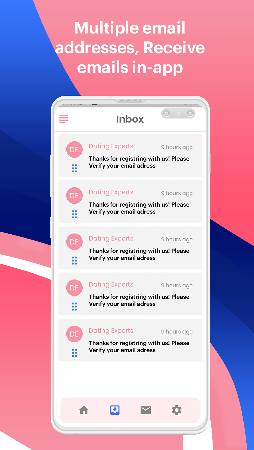 Temporary Email Generator для Android — Скачать