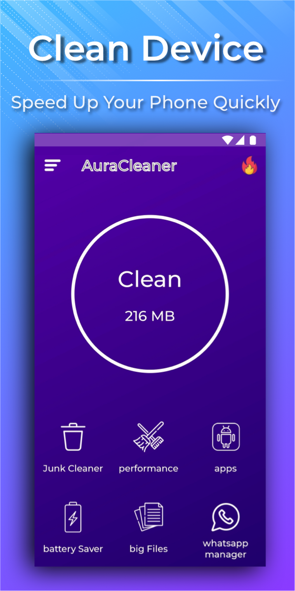 Cache Cleaner Speed Booster - Junk Removal для Android — Скачать