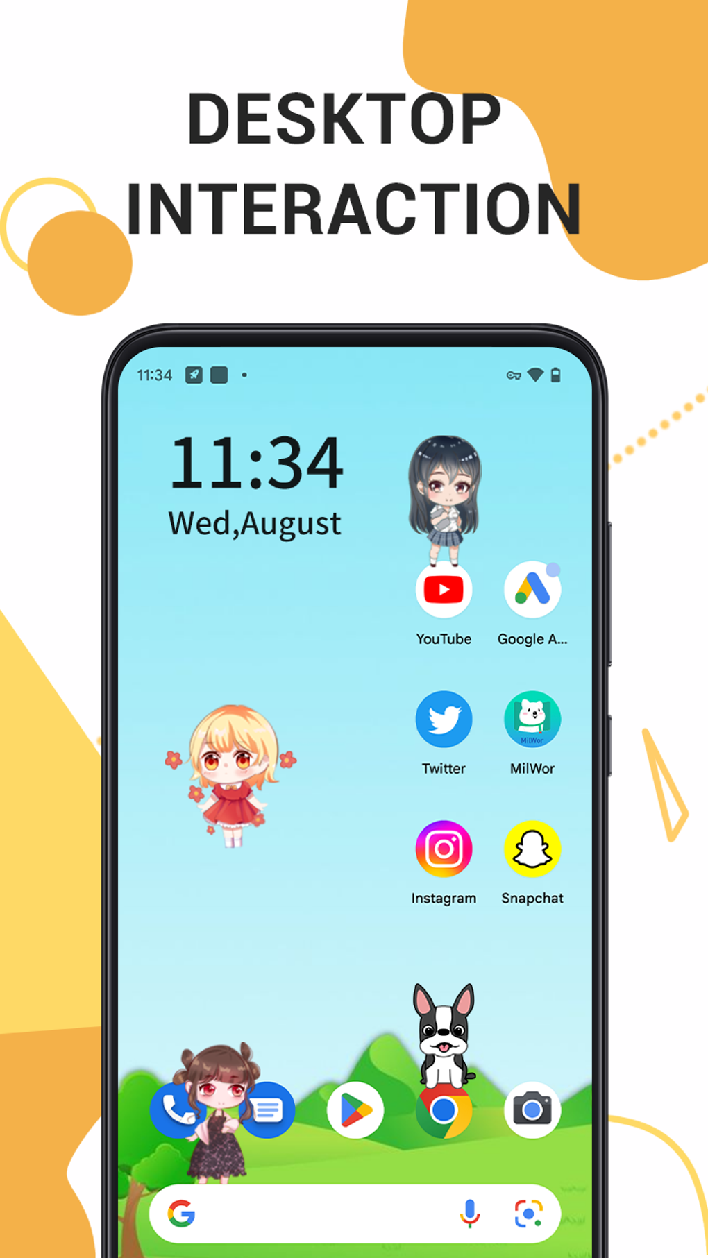 Hi Buddy - Desktop Petshimeji для Android — Скачать