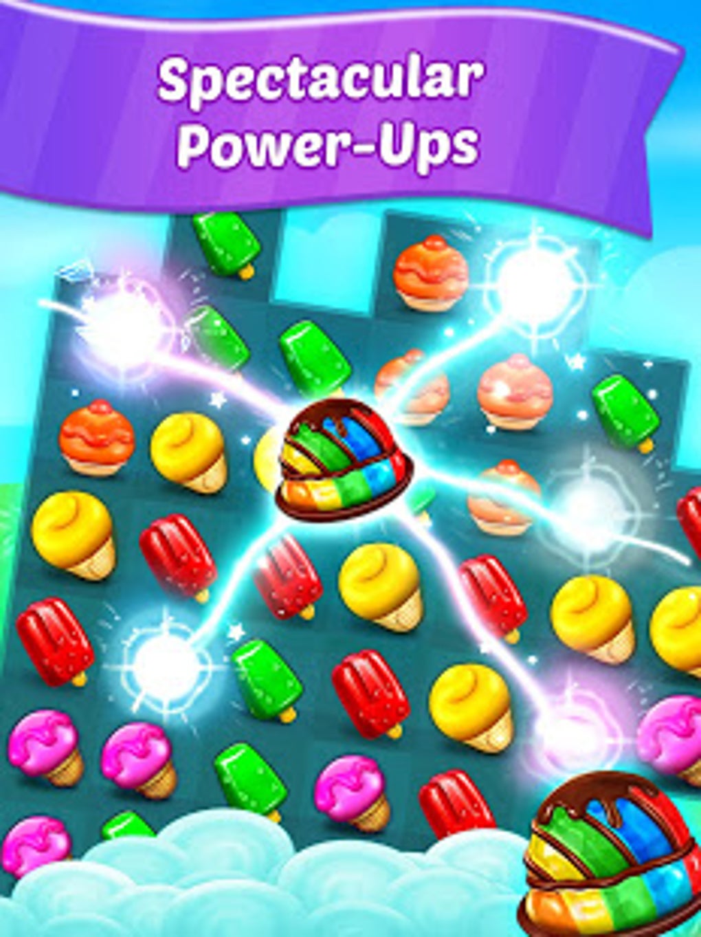 Ice Cream Sundae Jam - FREE Match 3 Puzzle & Arcade Game