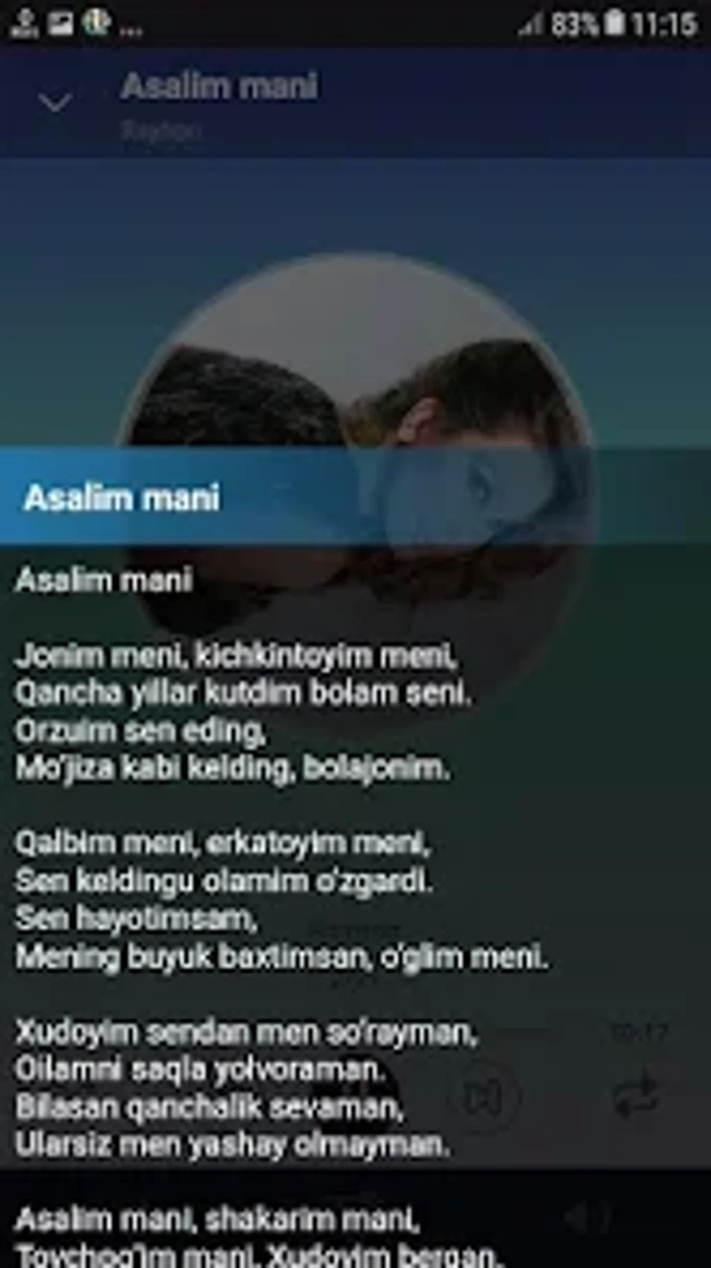Rayhon qoshiqlari pour Android - Télécharger