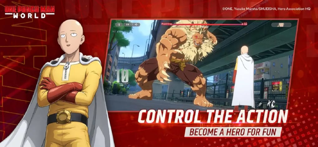 ONE PUNCH MAN: World Announced for Android, iOS & Windows PC