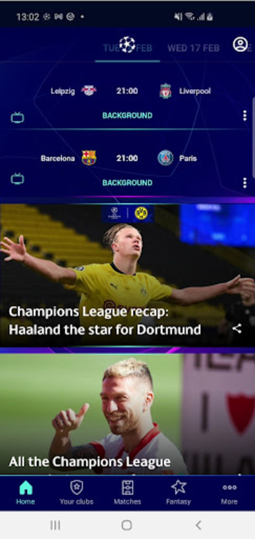 UEFA Champions League APK für Android