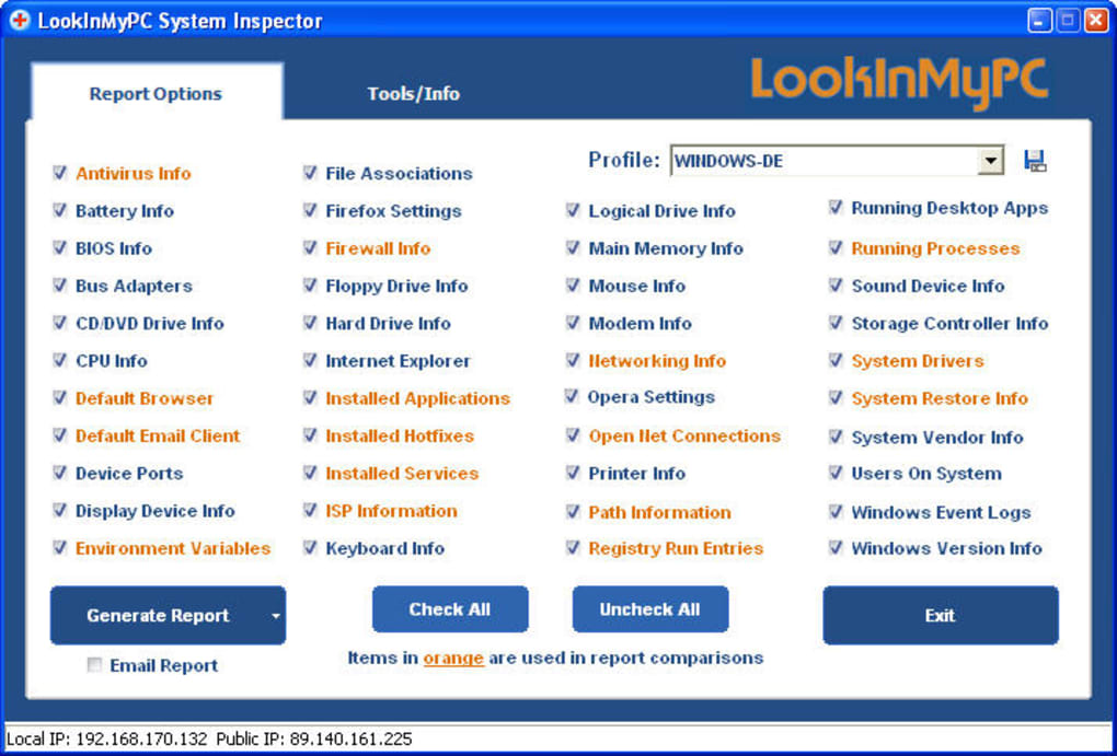 System vendor. System info. Battery info Windows. Info app. Desktop app installer.