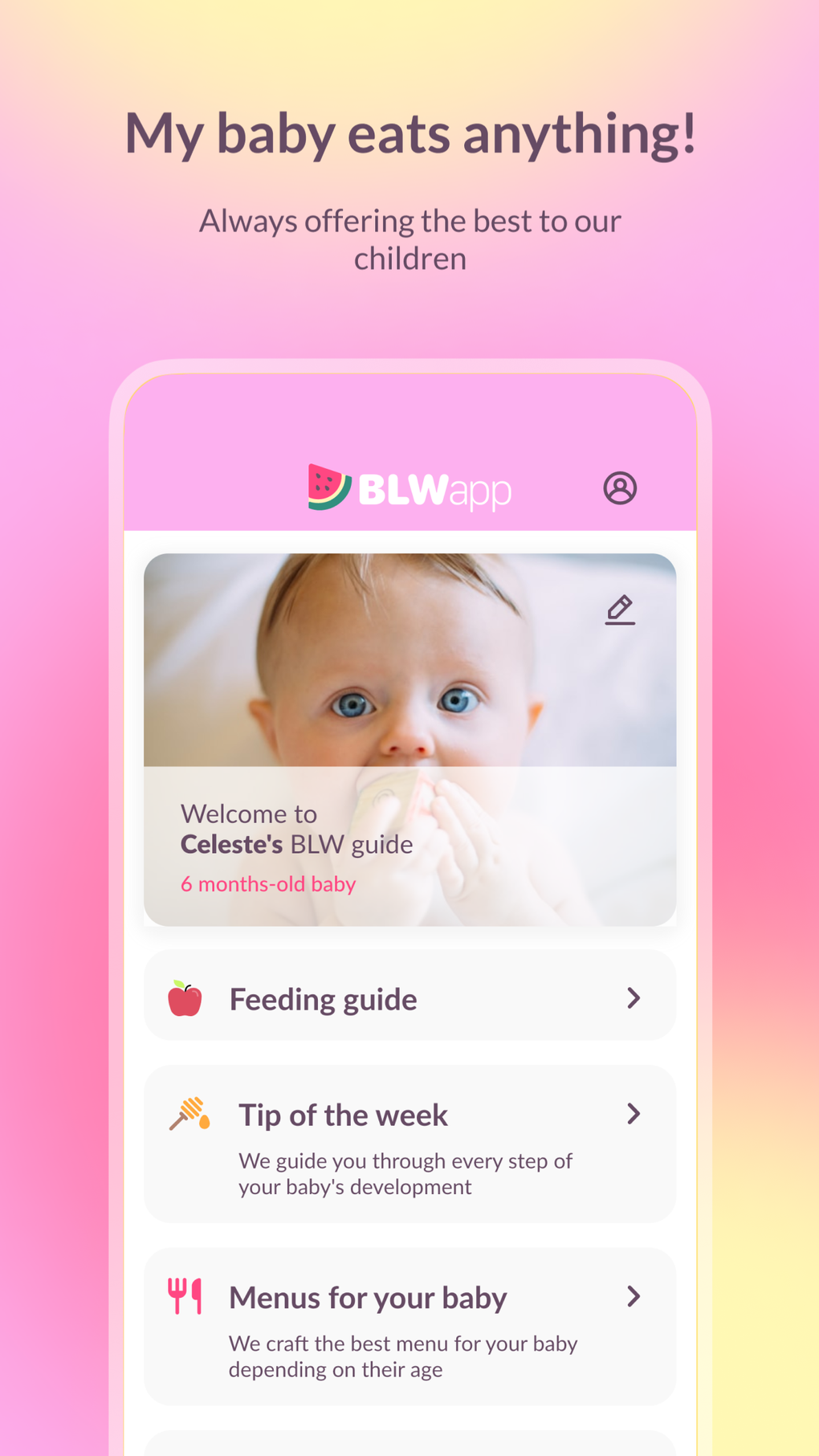 BLW App: Baby Led Weaning لنظام IPhone - تنزيل