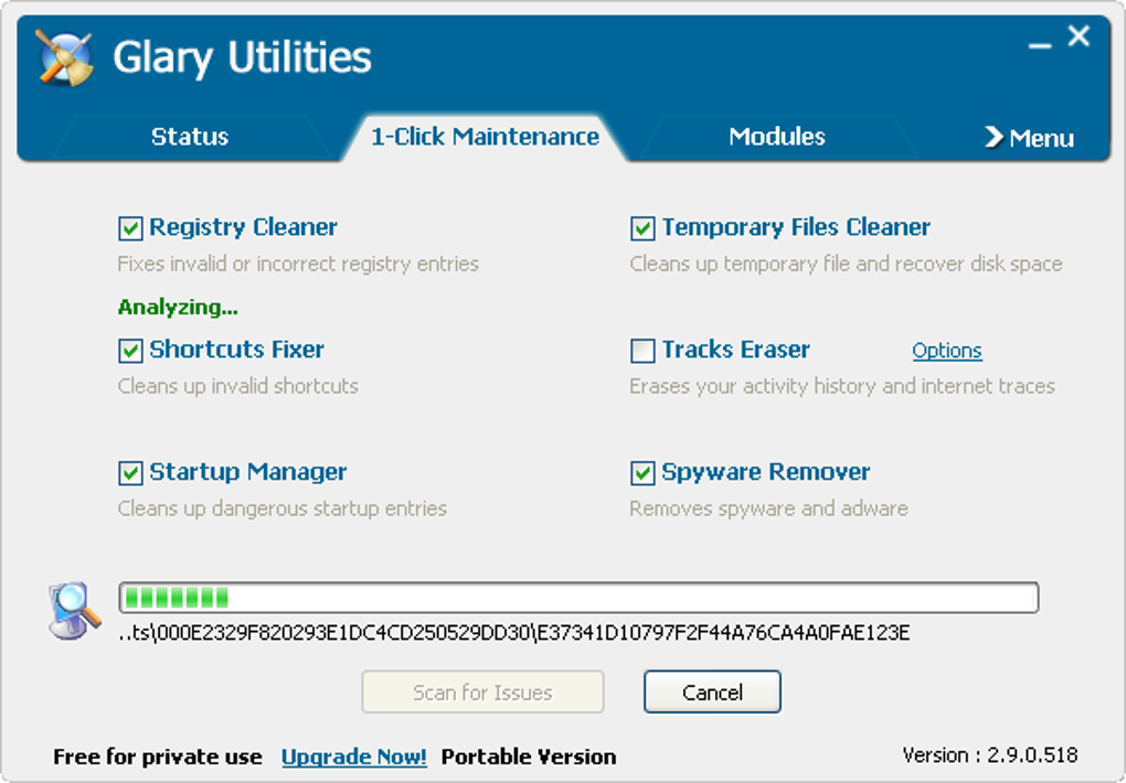 portable glary utilities