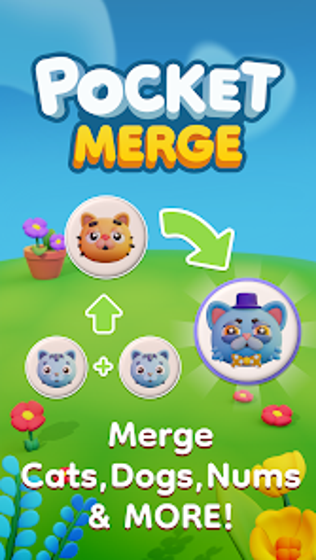 Pocket Merge: Bubble Game для Android — Скачать