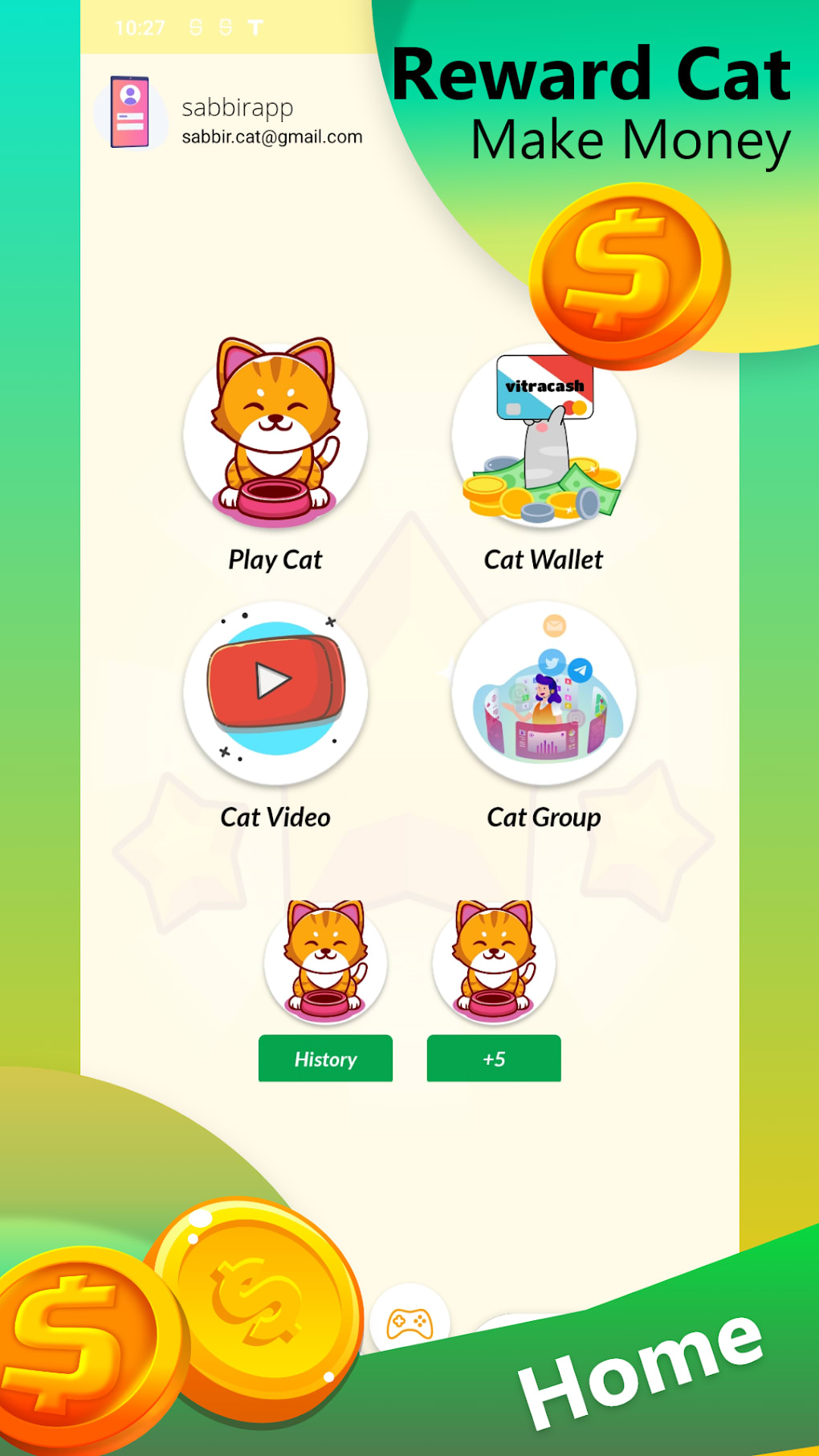 What is cat app for money earning?