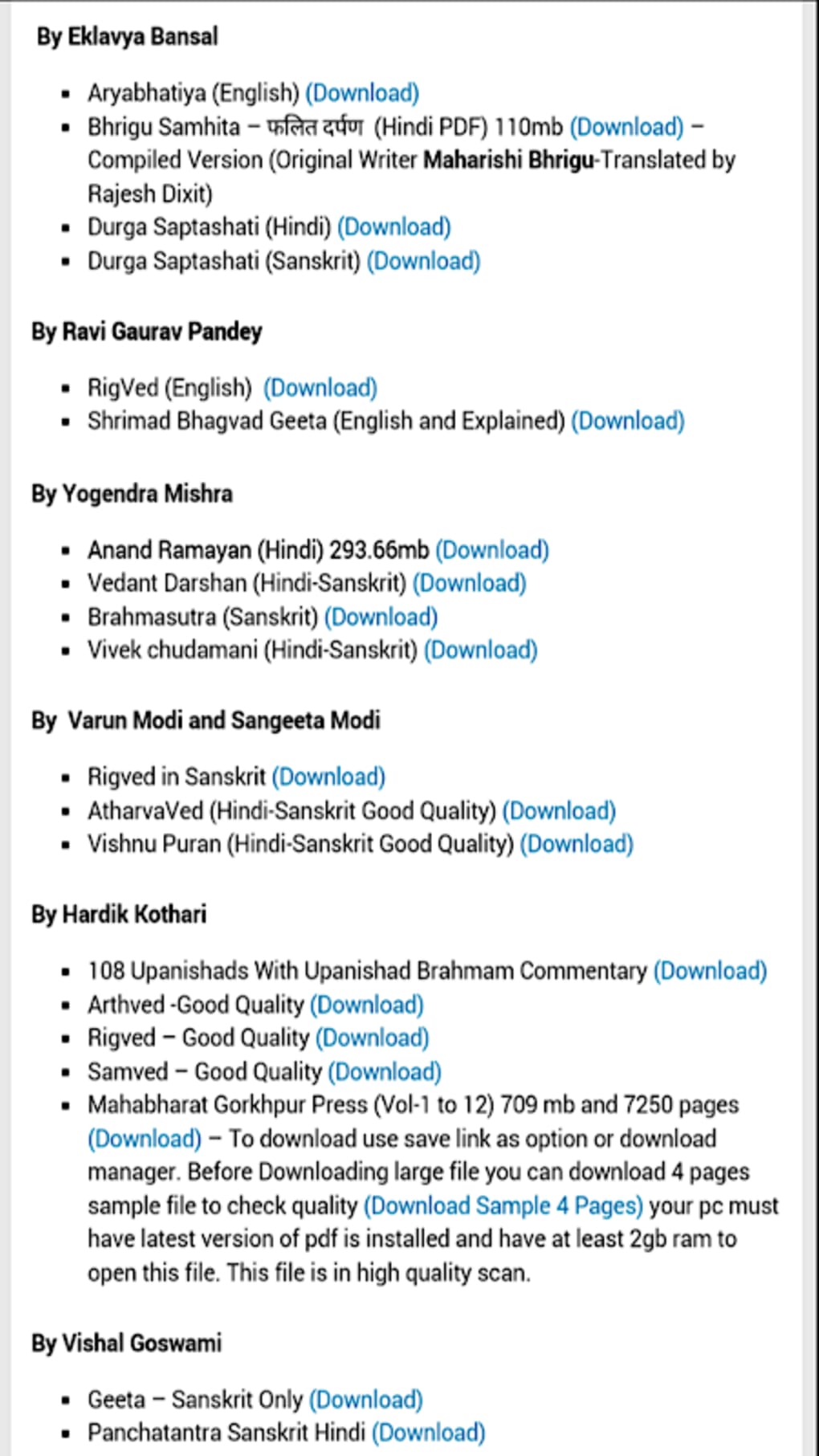 Ved Puran : Download All Ved, Puran, Upnishad, APK لنظام Android - تنزيل