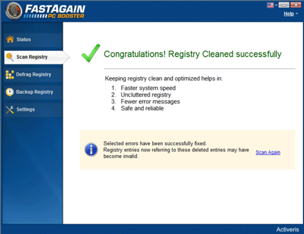 fastagain pc booster software download