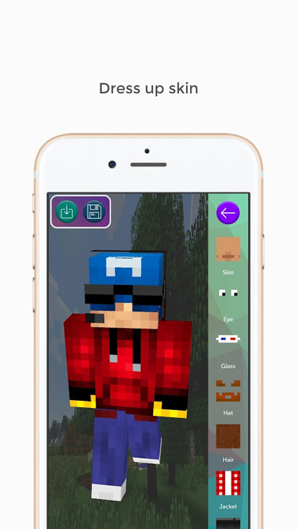 Custom Skin Editor for Minecraft APK для Android — Скачать