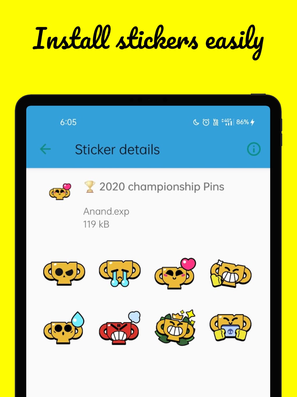 Brawl Stars Pins : Stickers for WhatsApp for Android - Download