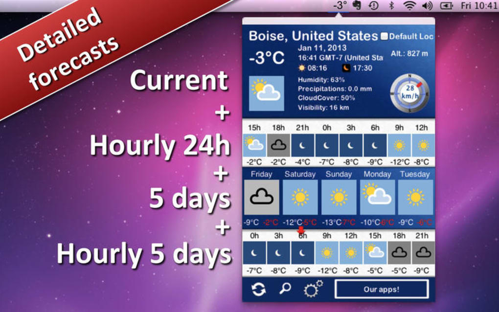 Weather 5 days. Weather app on PC. Прогноз погоды оформление.
