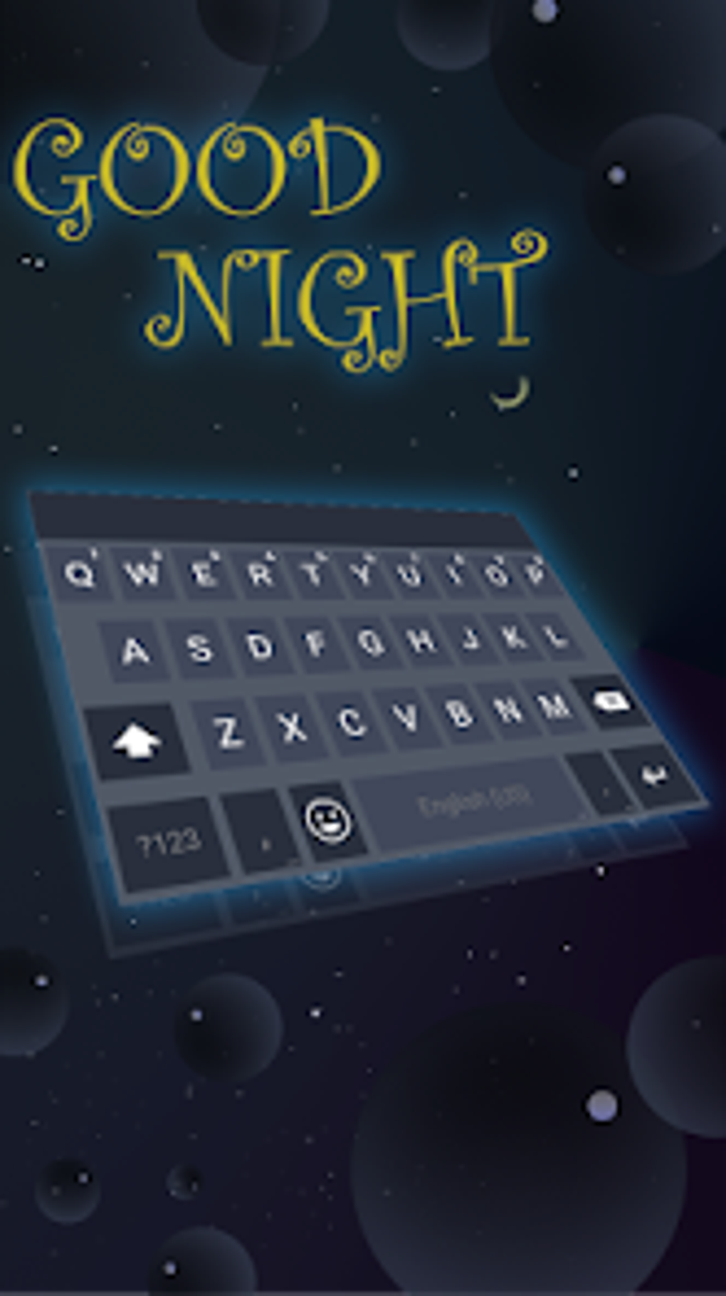 Kiss Good Night Keyboard для Android — Скачать