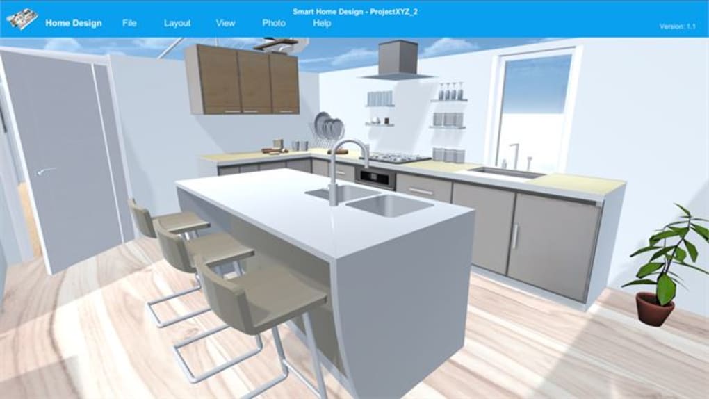 Smart Home Design | 3D Floor Plan - Tải về