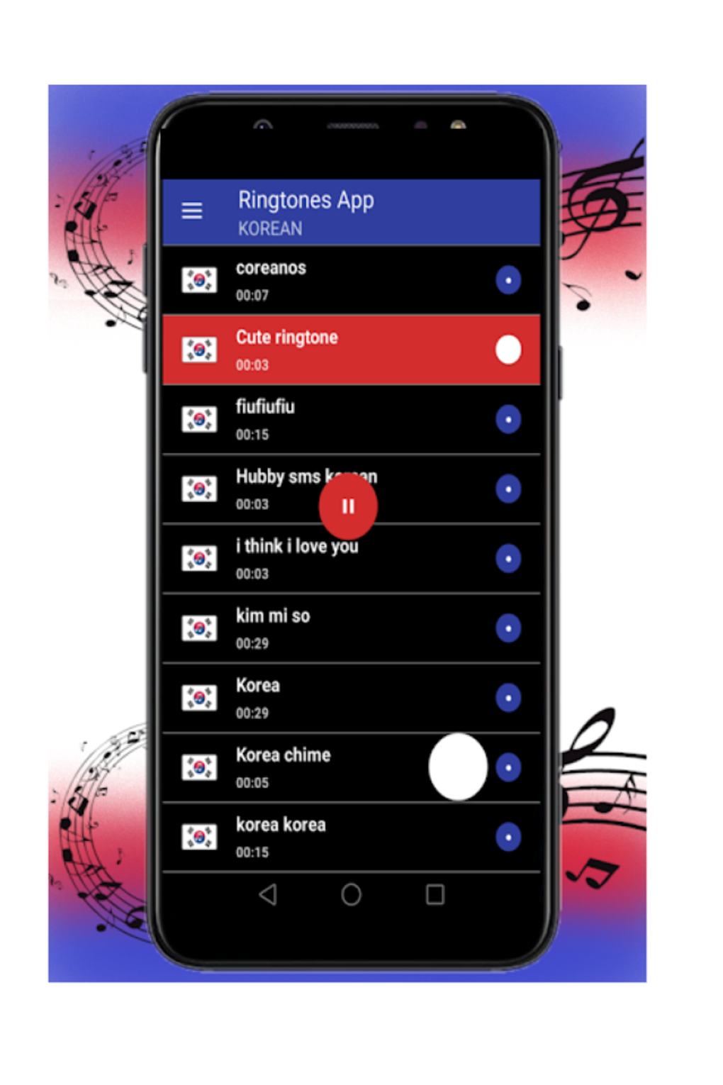 korean ringtones для Android — Скачать