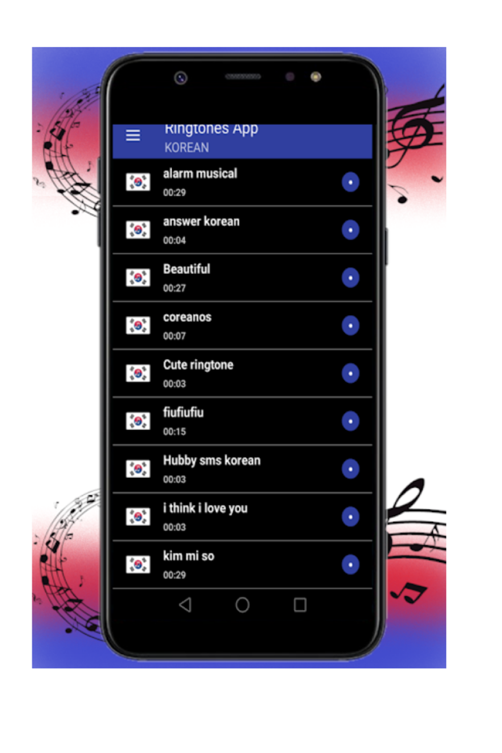 korean ringtones для Android — Скачать