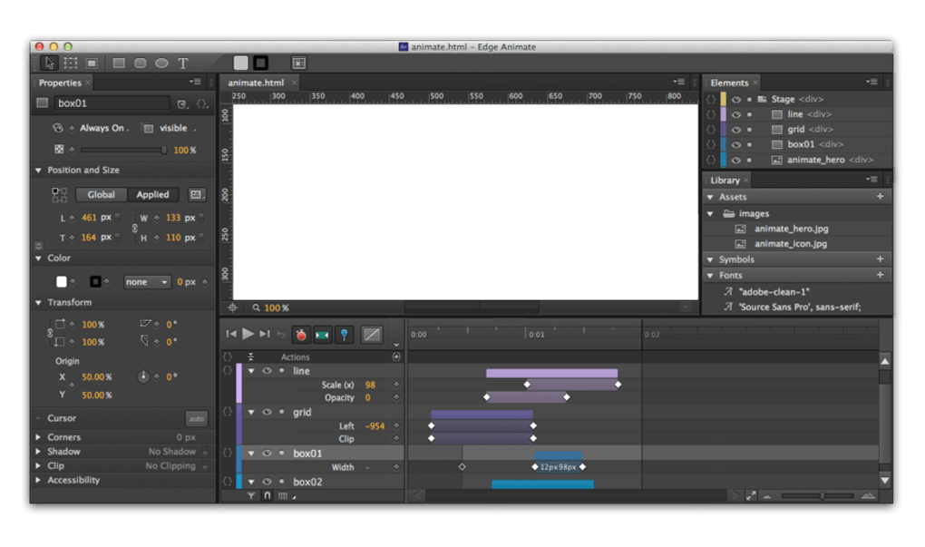 Adobe Edge Animate 1.5 Mac Download