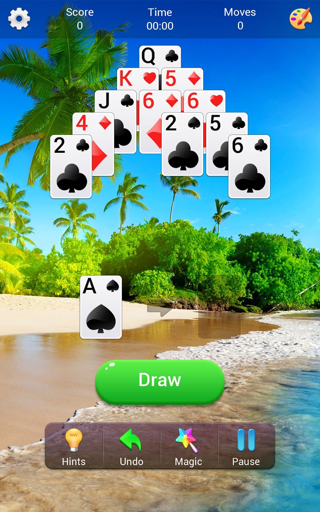 Pyramid Solitaire Full Screen