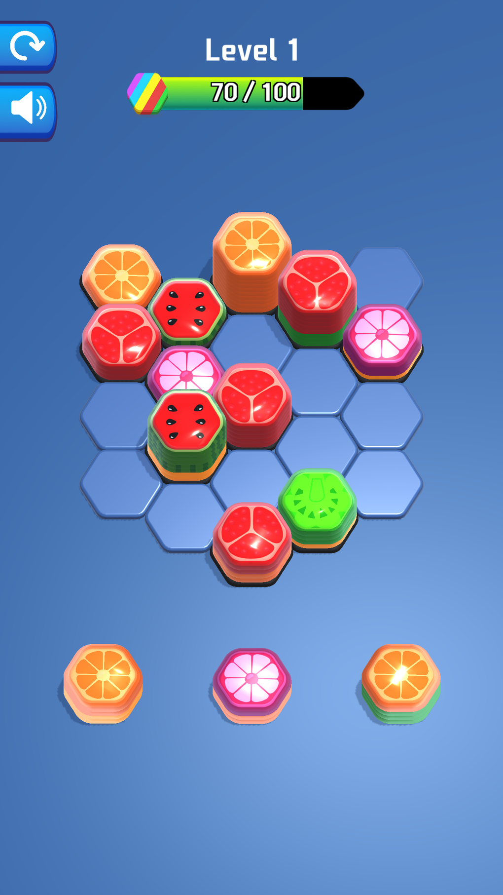 Watermelon Hexa - Blast Puzzle для iPhone — Скачать