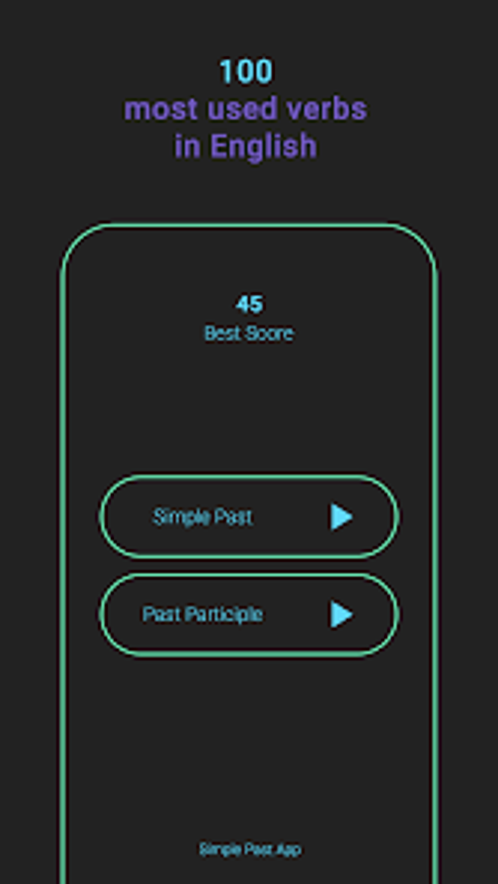 Simple Past App для Android — Скачать