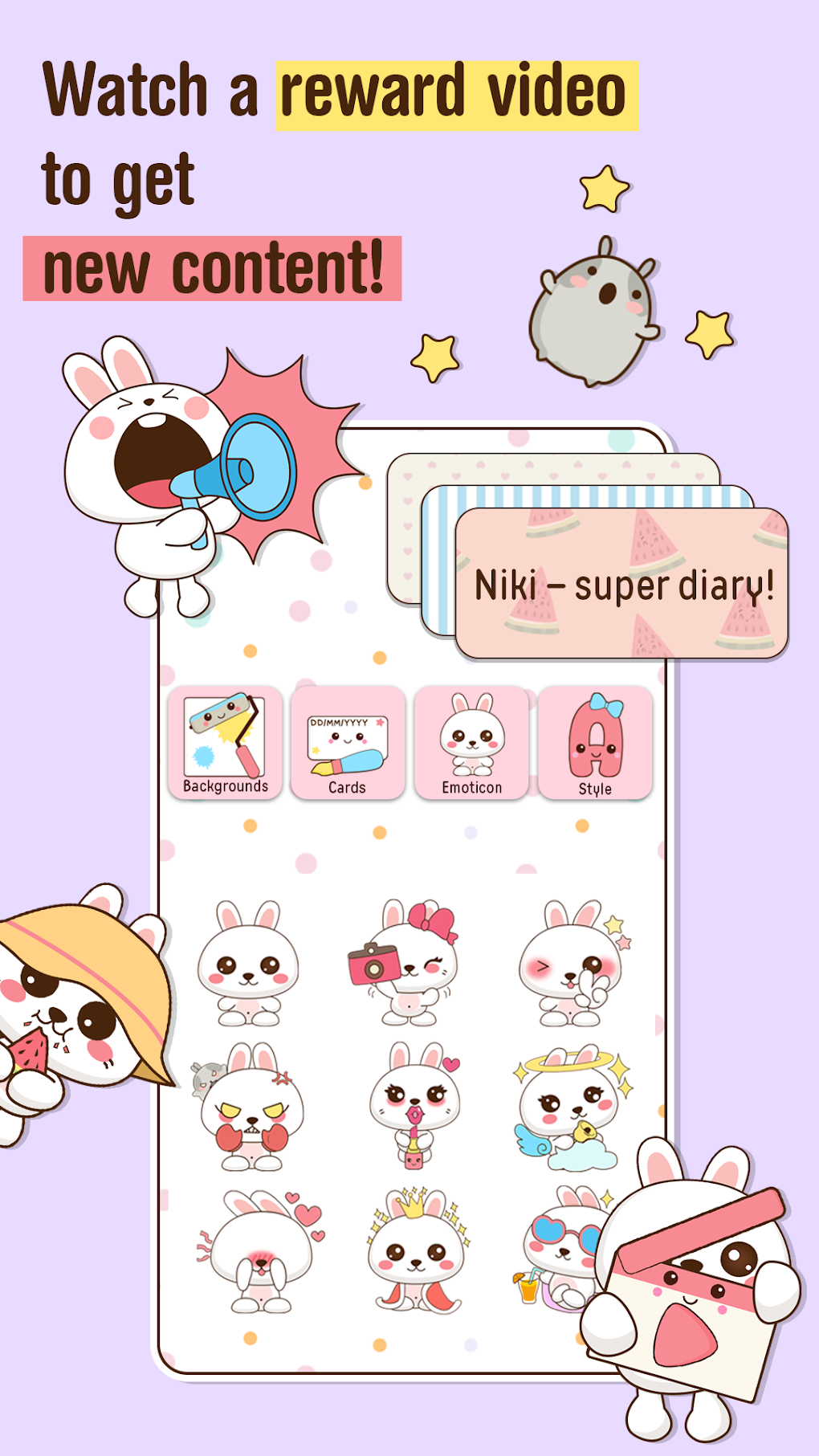 Android 용 Niki: Cute Diary App - 다운로드