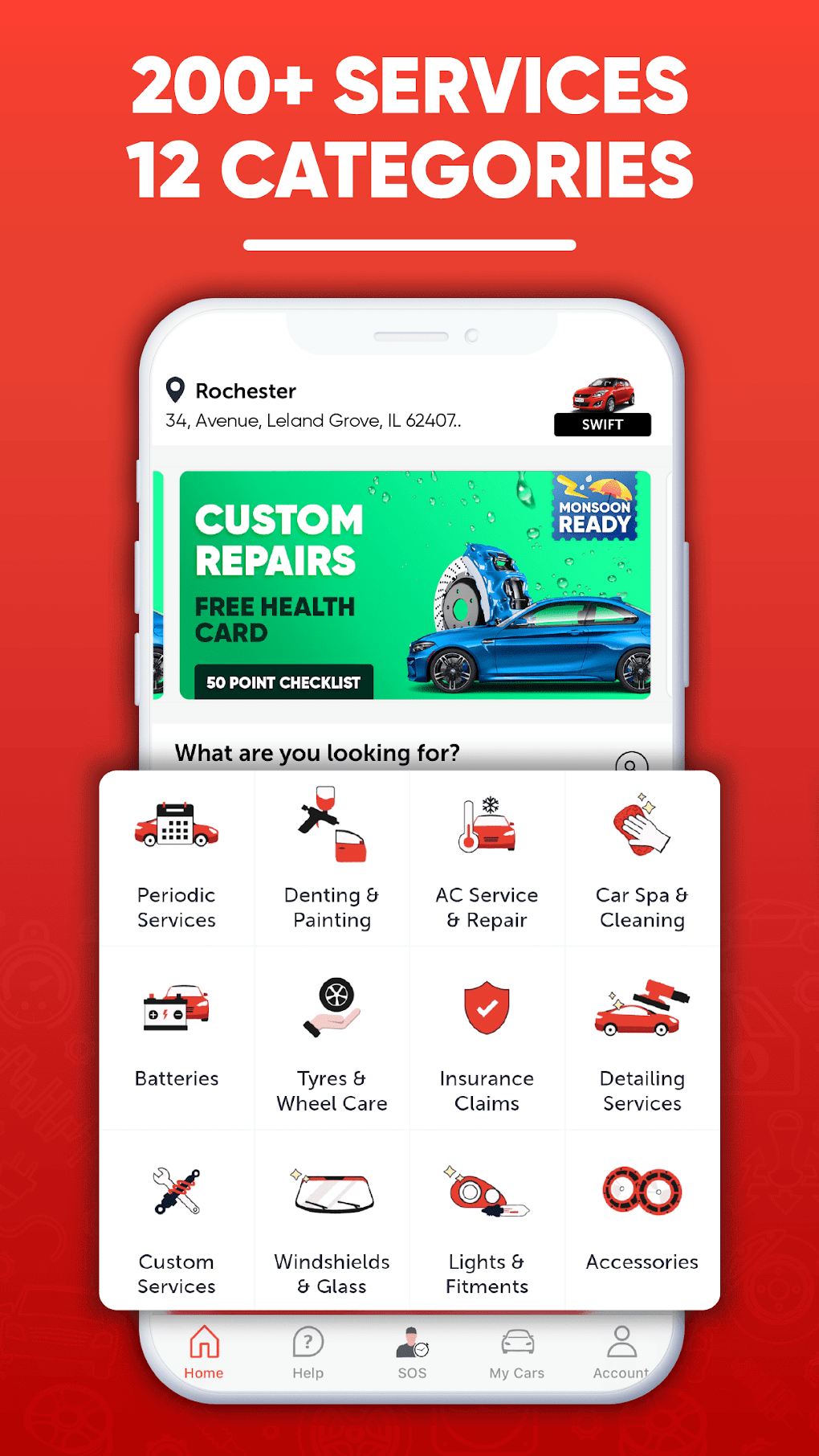 GoMechanic - Car Services Battery Tyres для Android — Скачать