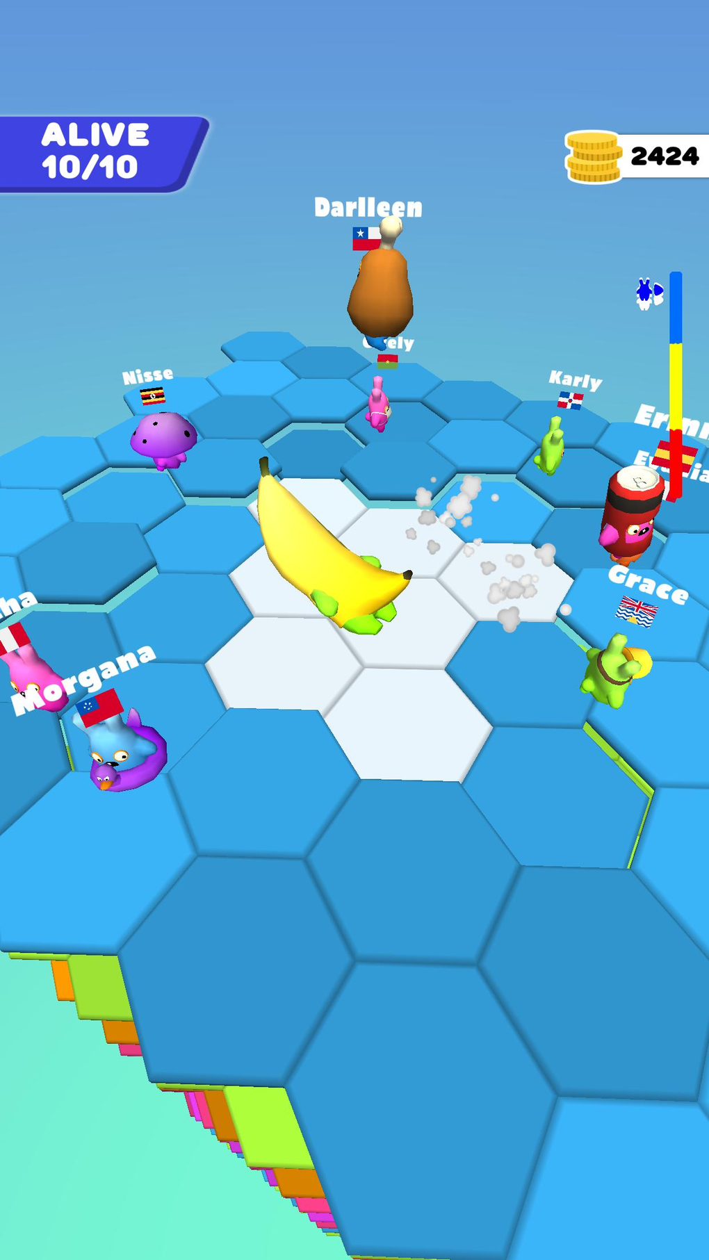 Hexagon Fall 3D для iPhone — Скачать