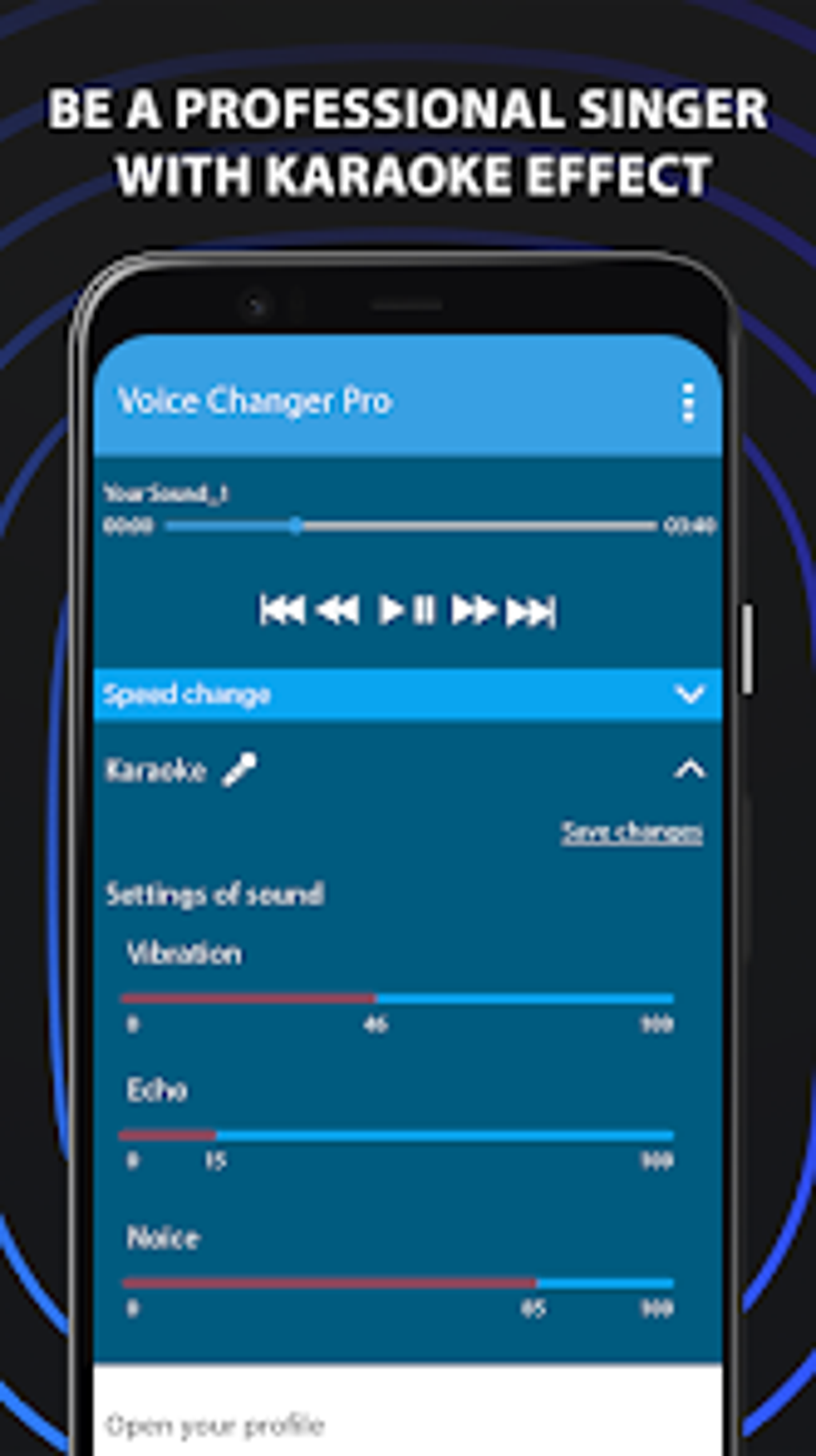 Voice Changer Pro для Android — Скачать