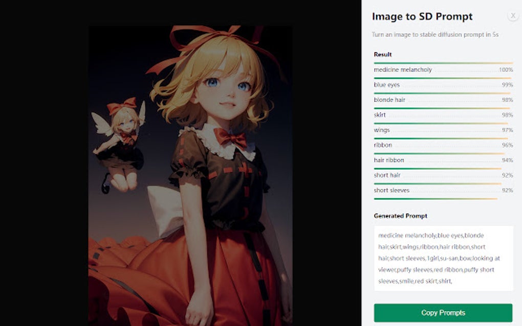 Image to prompt generator for google chrome extension download