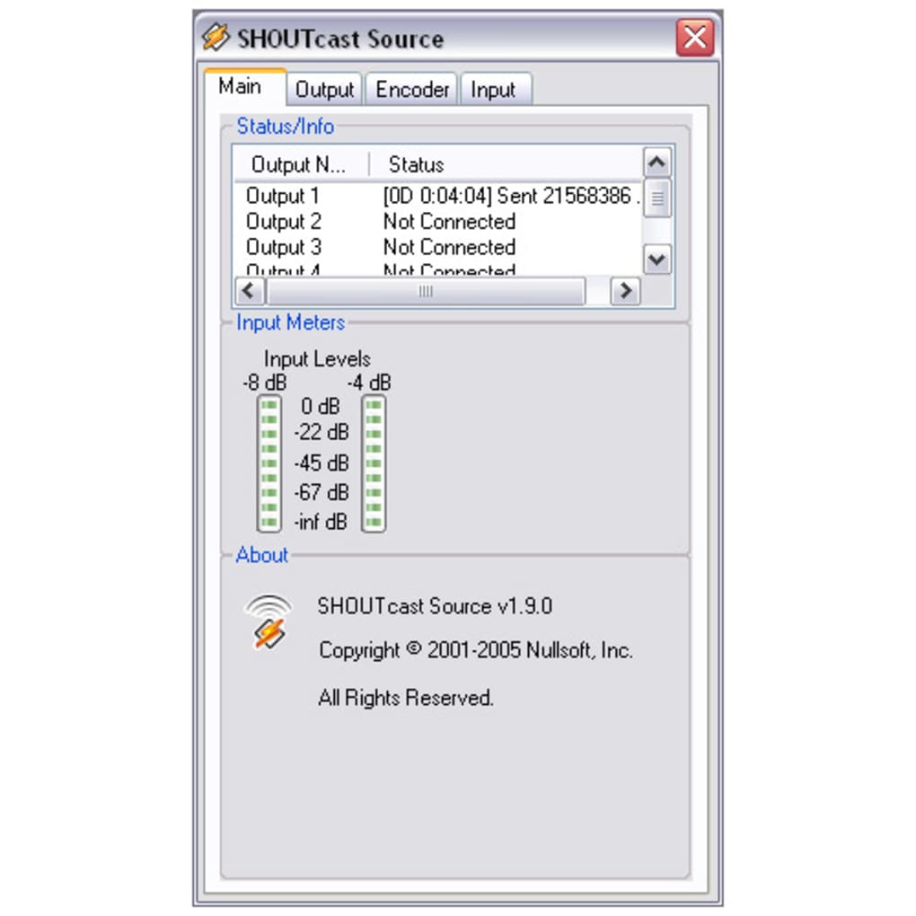 nullsoft shoutcast source dsp v1.9.1 gratuit