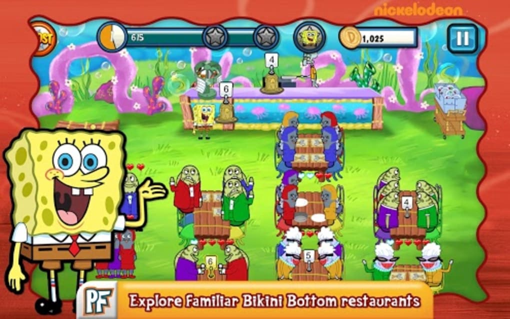 SpongeBob Diner Dash para Android - Baixe o APK na Uptodown