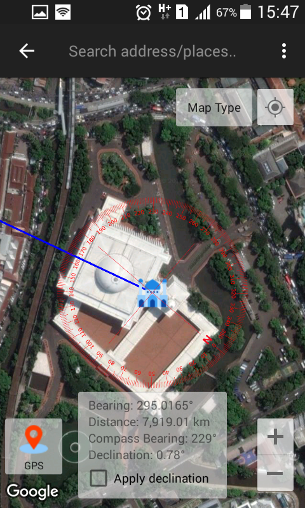 Qibla Map For Android Download