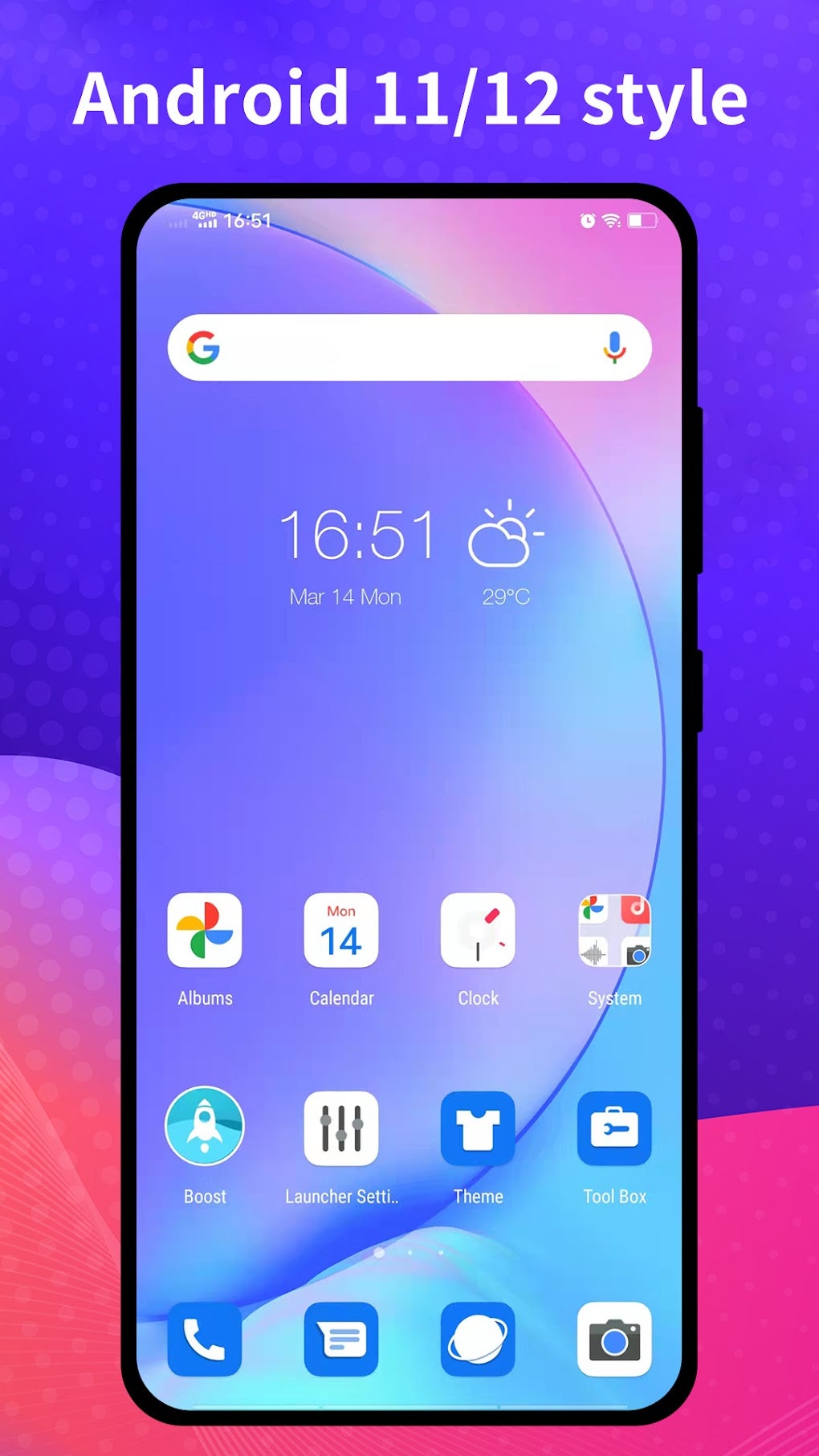 Cool R Launcher for Android 11 для Android — Скачать