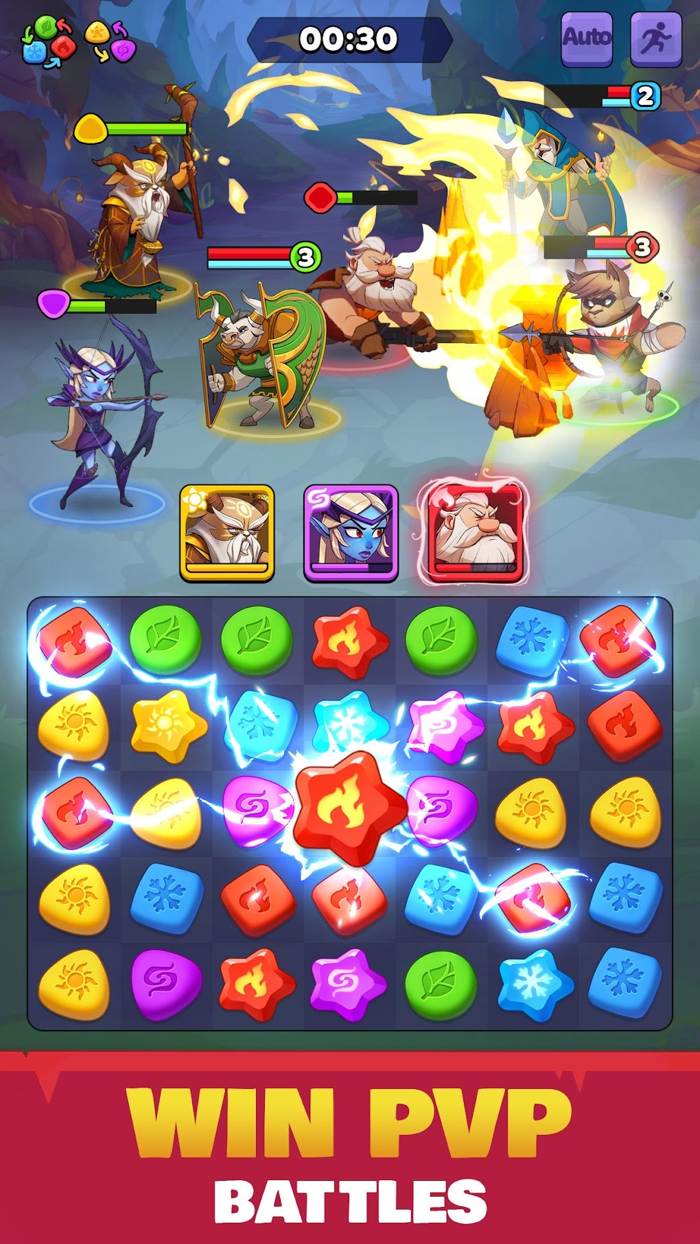 Portal Kingdoms: Match-3 RPG для Android — Скачать