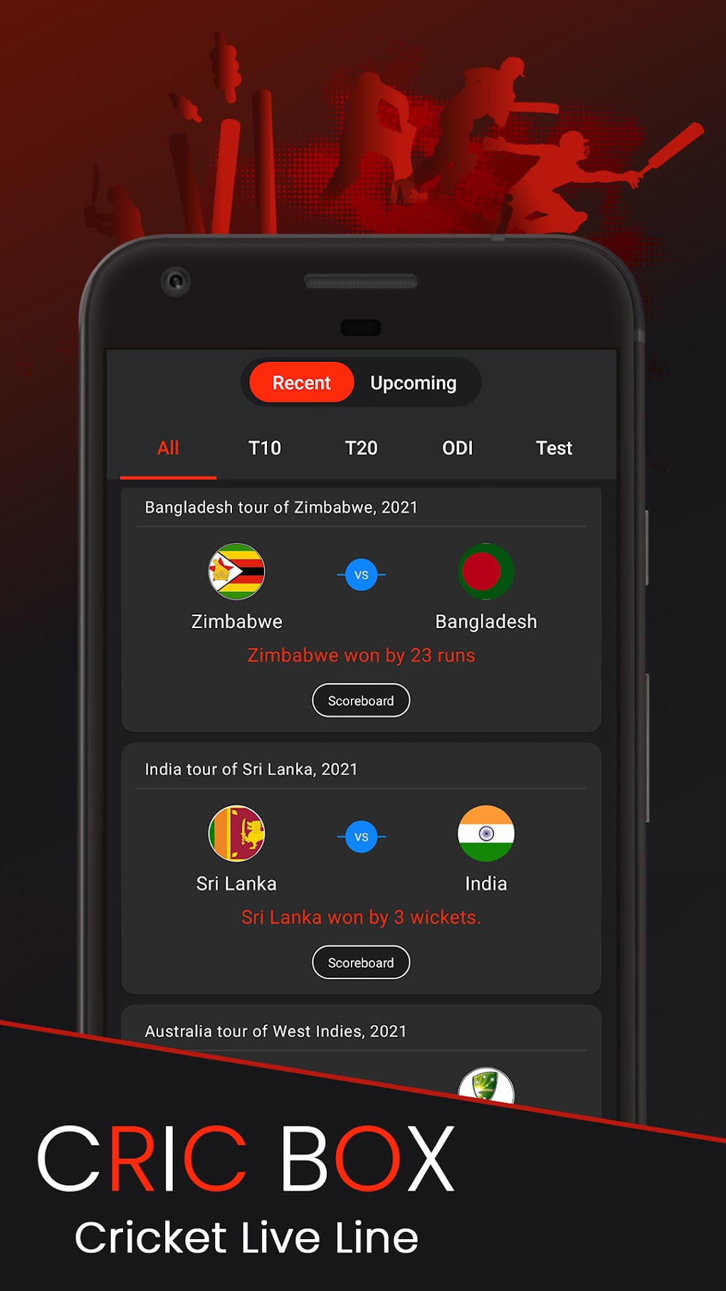 CricBox Fast Cricket Live Line for Android