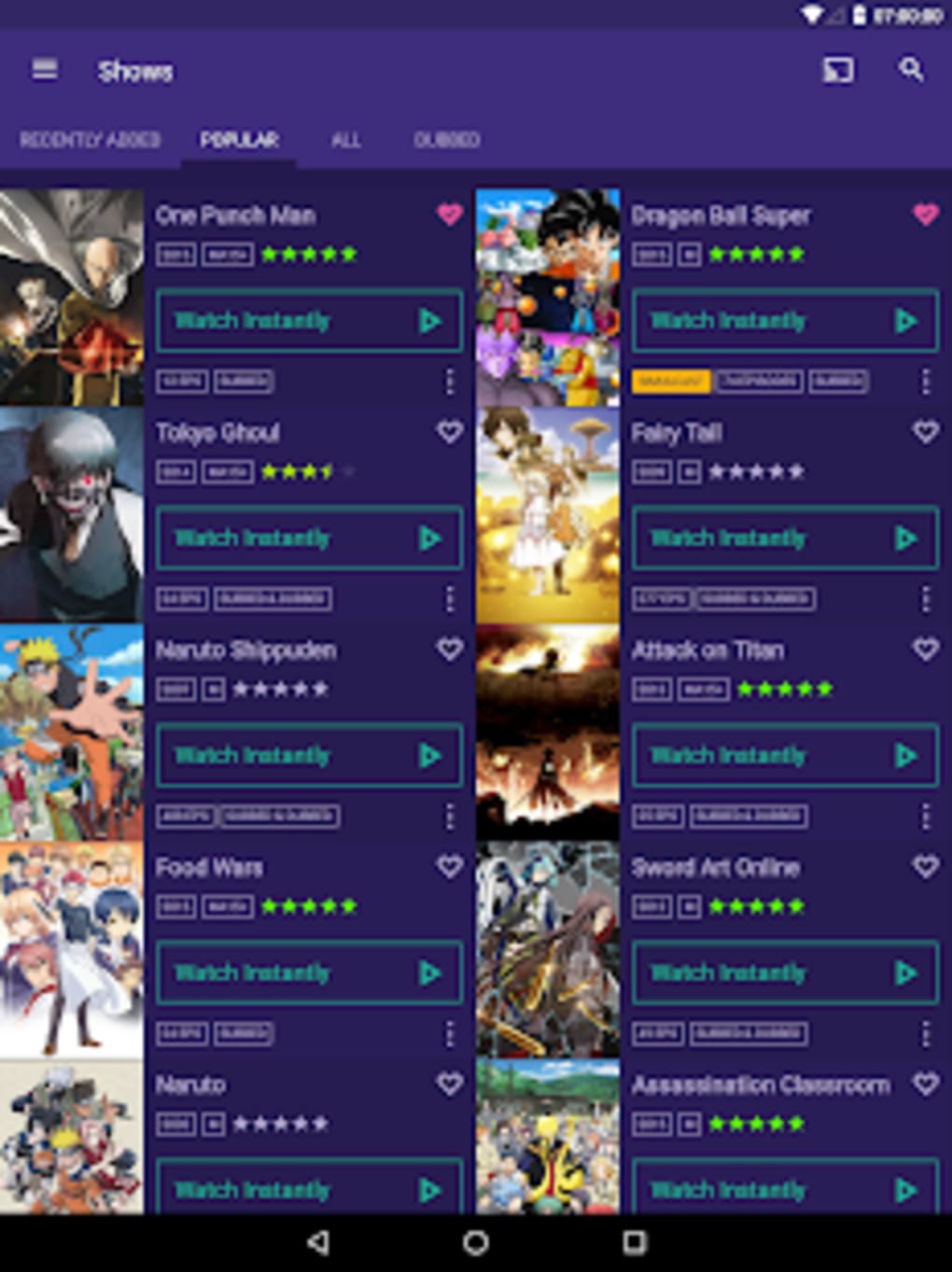Anime tv - Watch Anime Online for Android - Free App Download