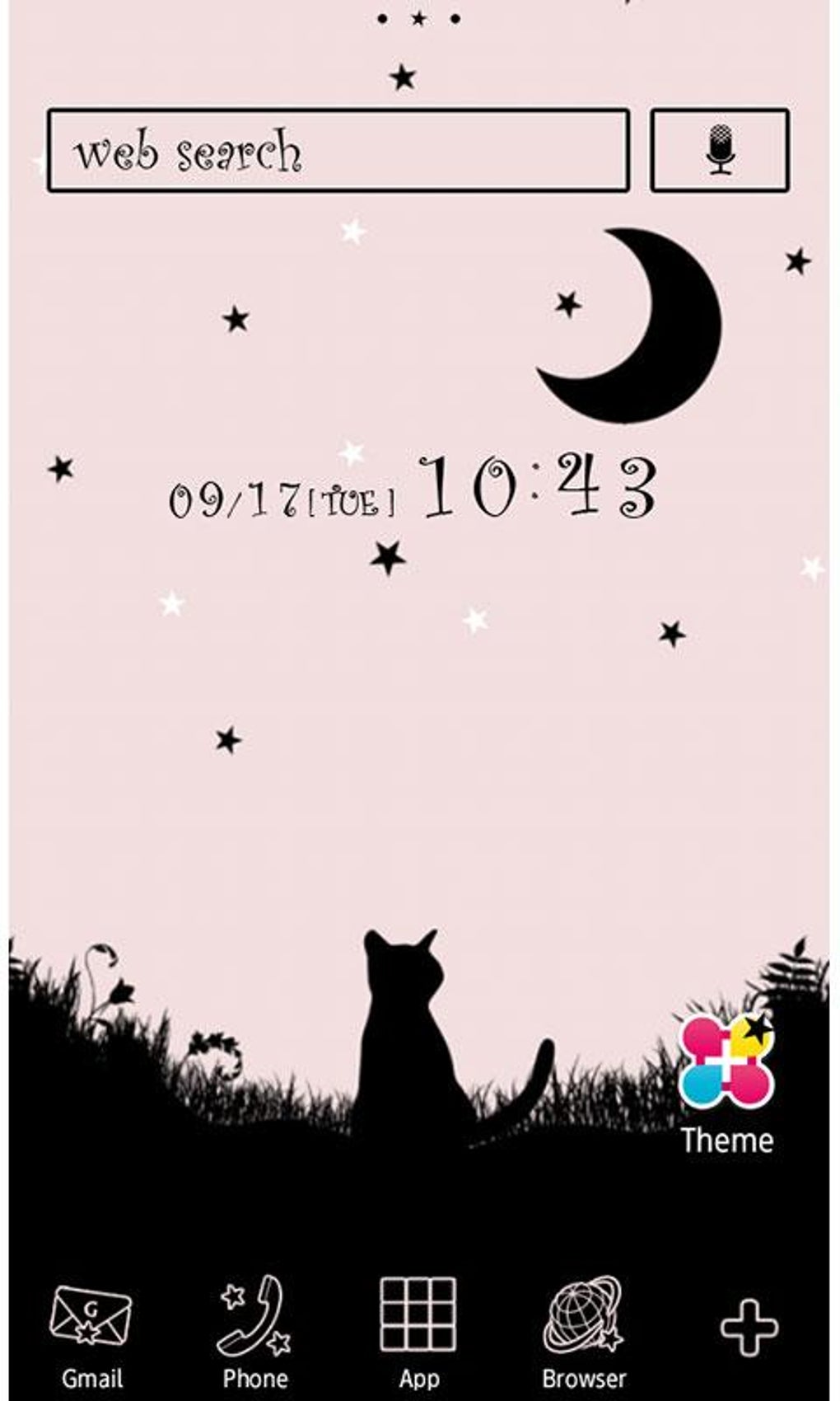 Cute Wallpaper Moonlight Cat APK для Android — Скачать