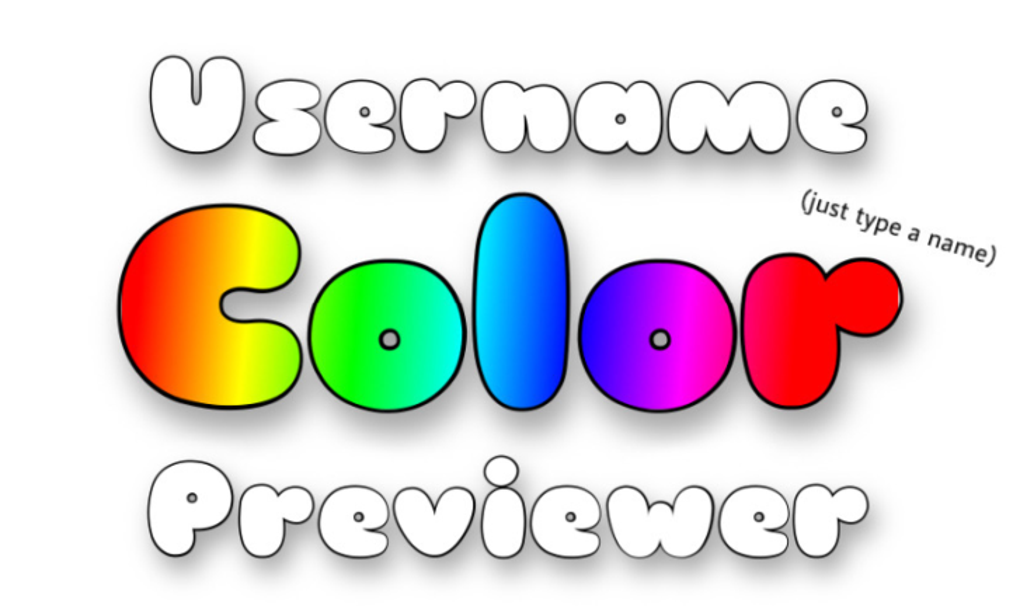 Username Color Previewer Roblox username-color-previewer-roblox