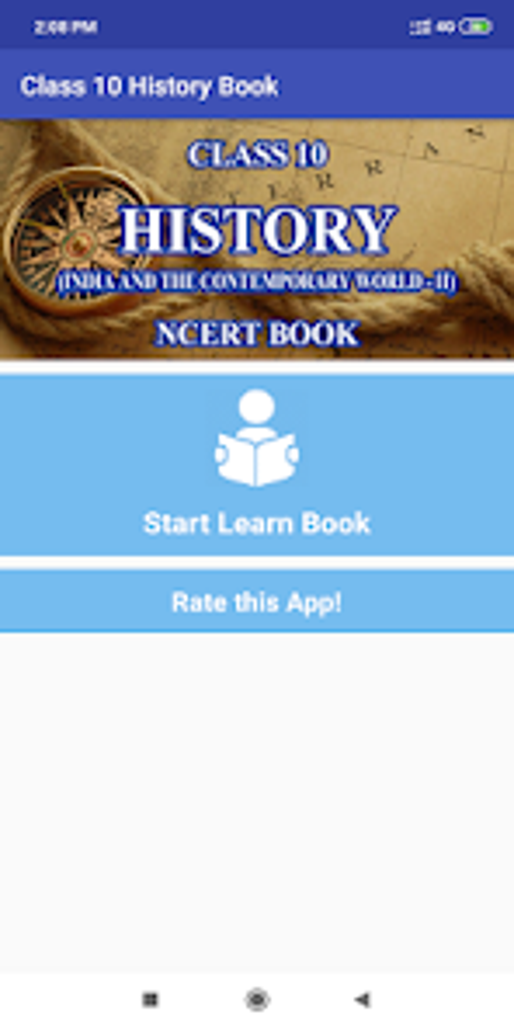 Class 10 History NCERT Book in for Android Download