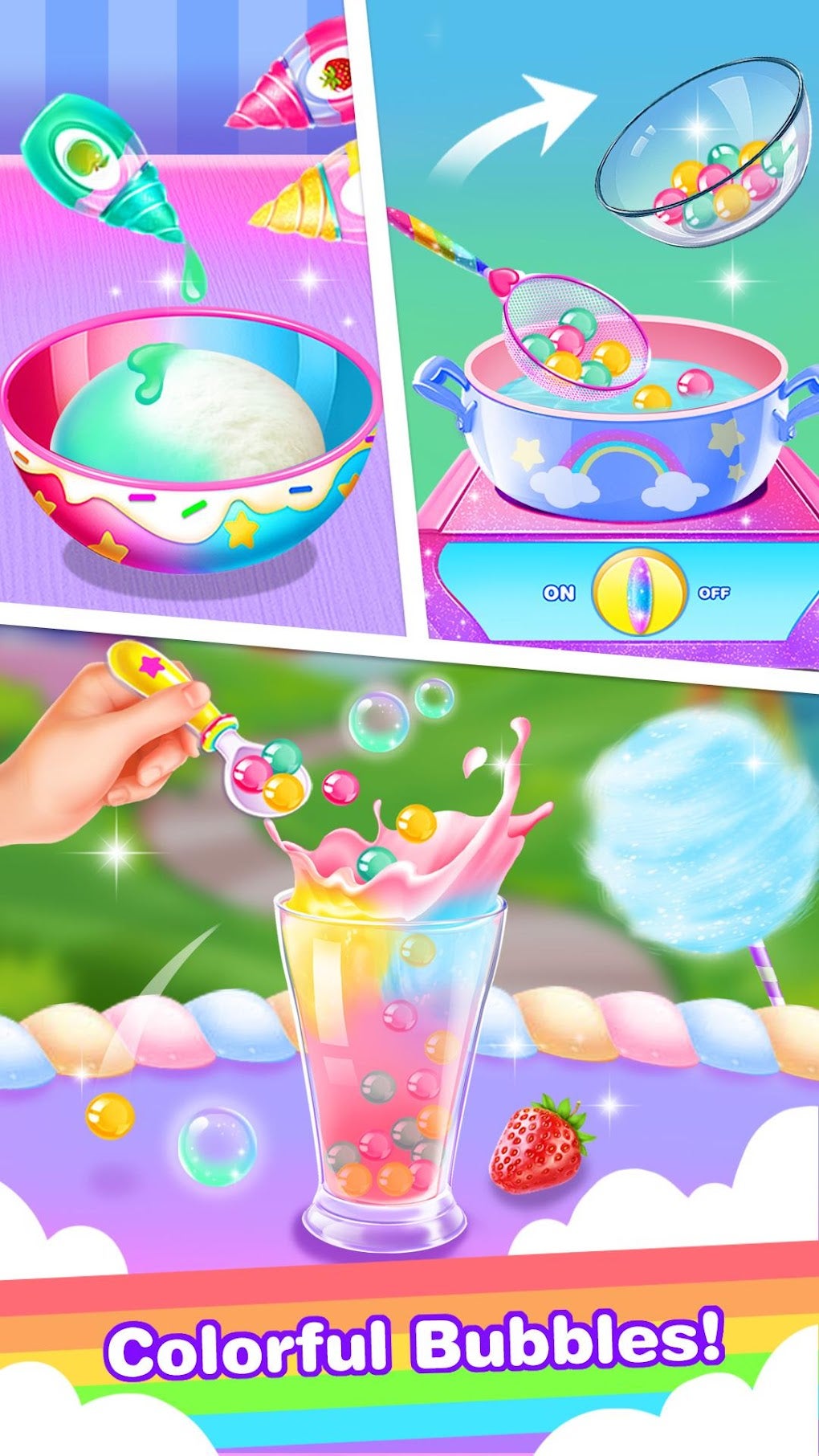 Unicorn Bubble Tea Milk Tea Maker of Girls Games для Android — Скачать