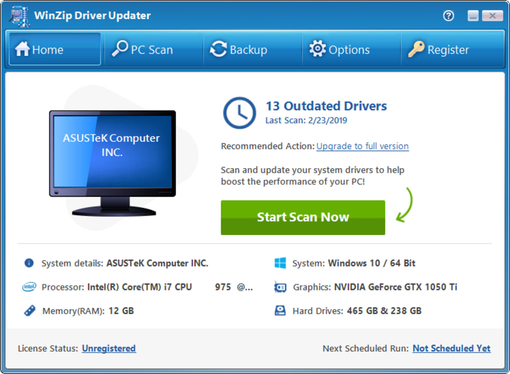 WinZip Driver Updater 5.42.2.10 for windows instal free
