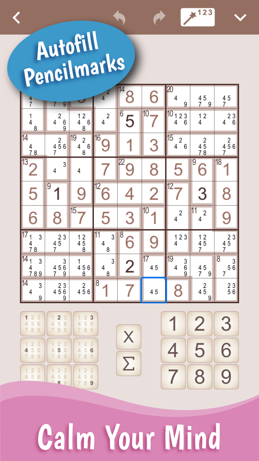 SumSudoku: Killer Sudoku для Android — Скачать