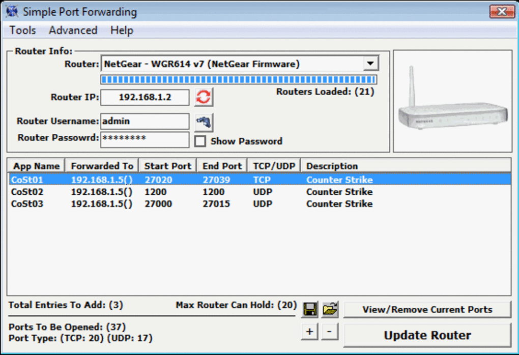 port forwarding utorrent tcp or udp ports