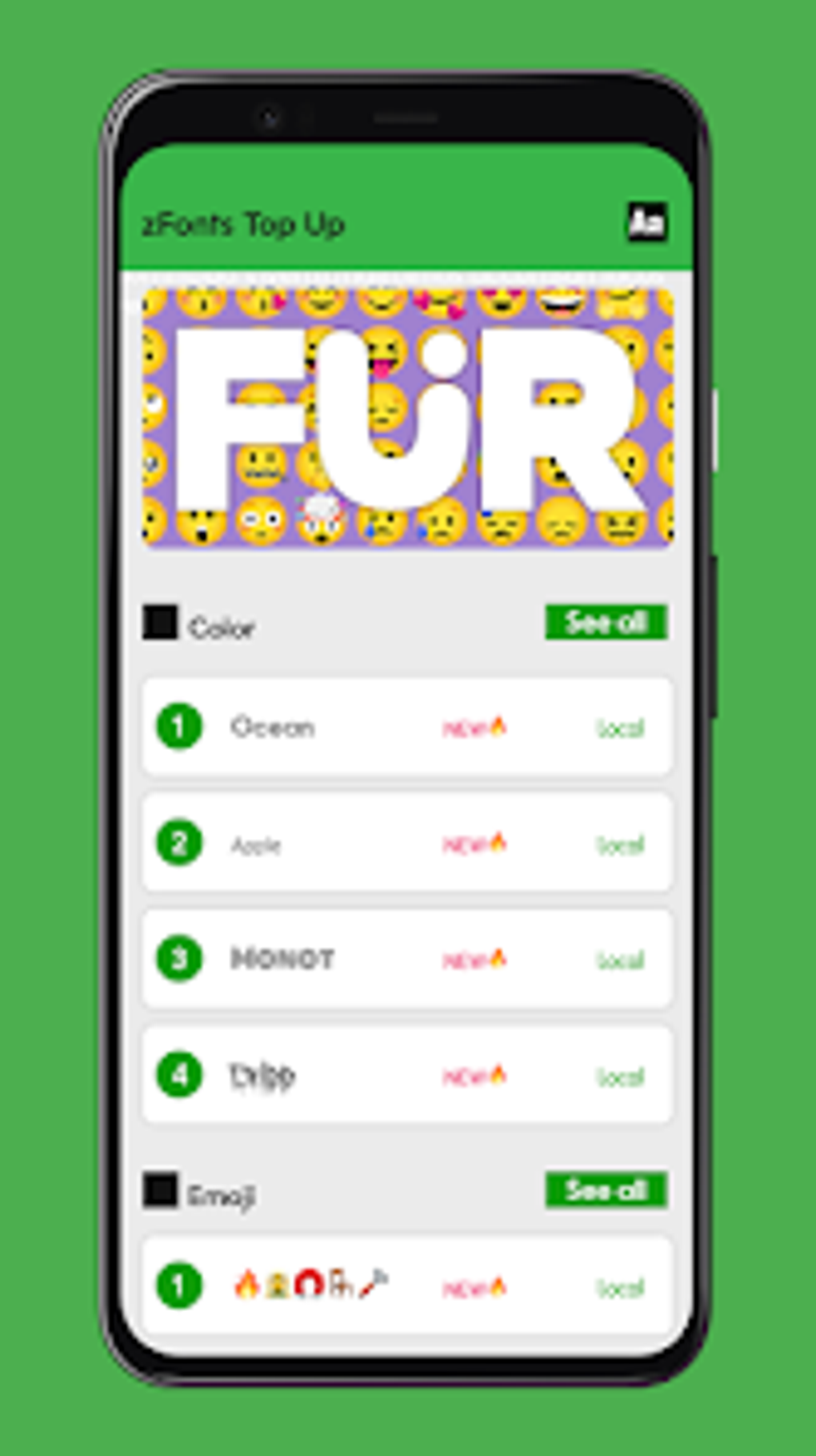 zFonts Top Up для Android — Скачать